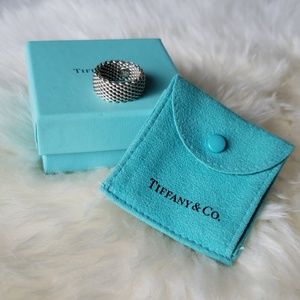 Tiffany & Co. Sterling Silver Mesh Ring